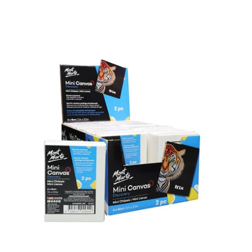 MONTE MART MINI CANVAS PANELS 6x8cm 2 piece